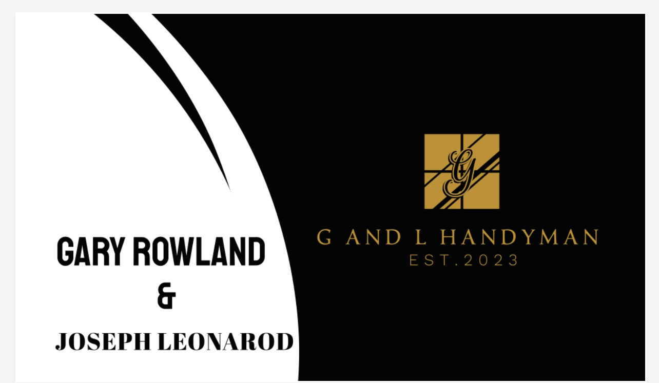 G And L Handyman logo