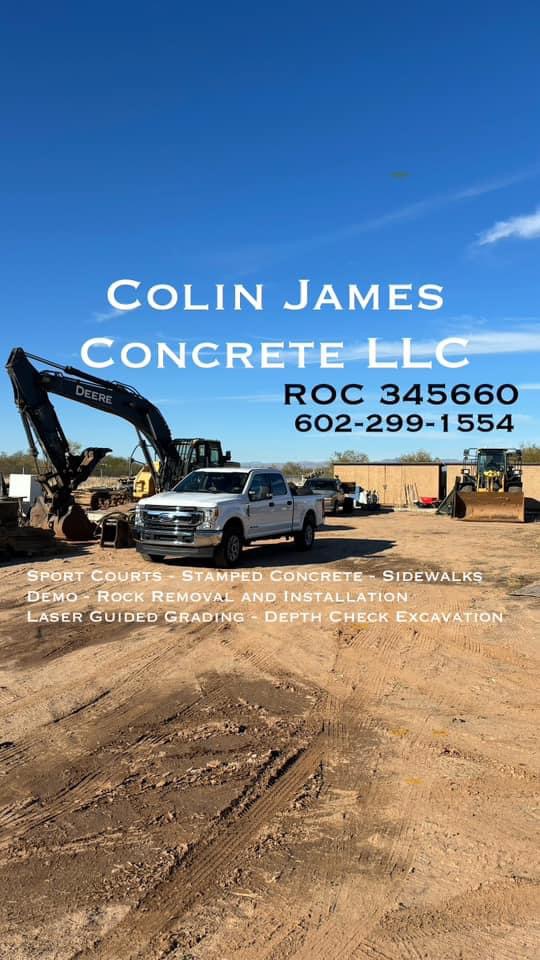 Colin James concrete LLC logo