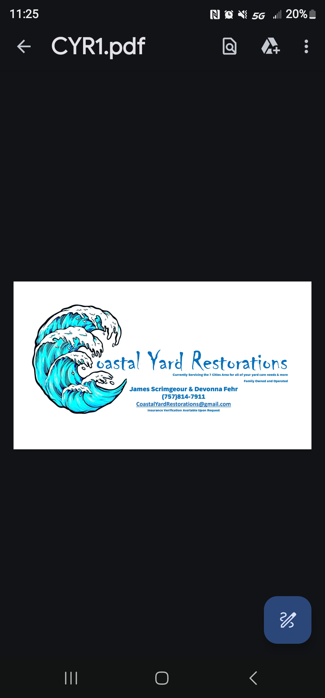 Avatar for Coastal yard restorations