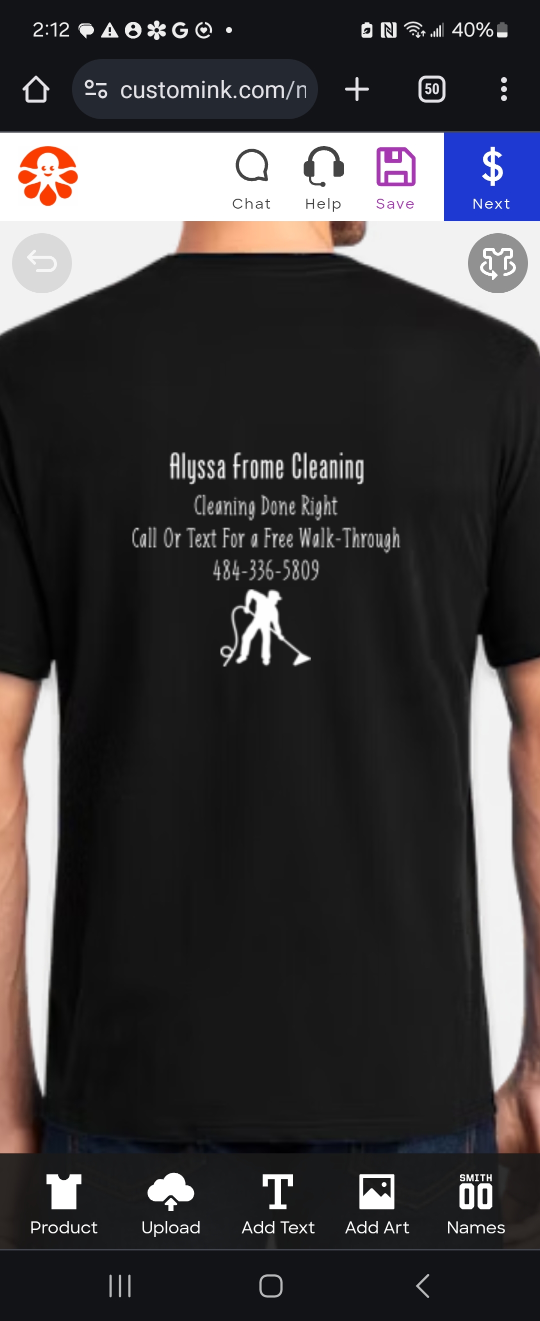 Alyssa Frome Cleaning logo