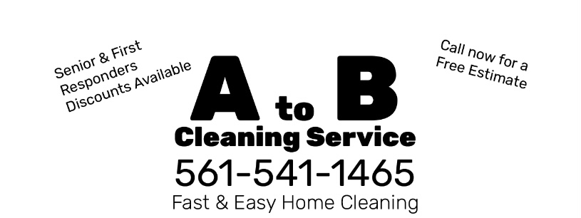 A to B Cleaning Service logo