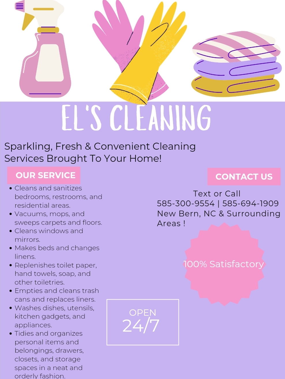 El's Cleaning logo