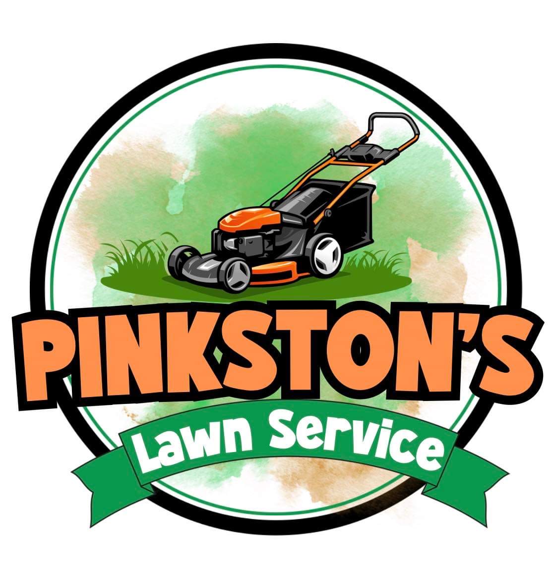 Pinkston lawn service logo