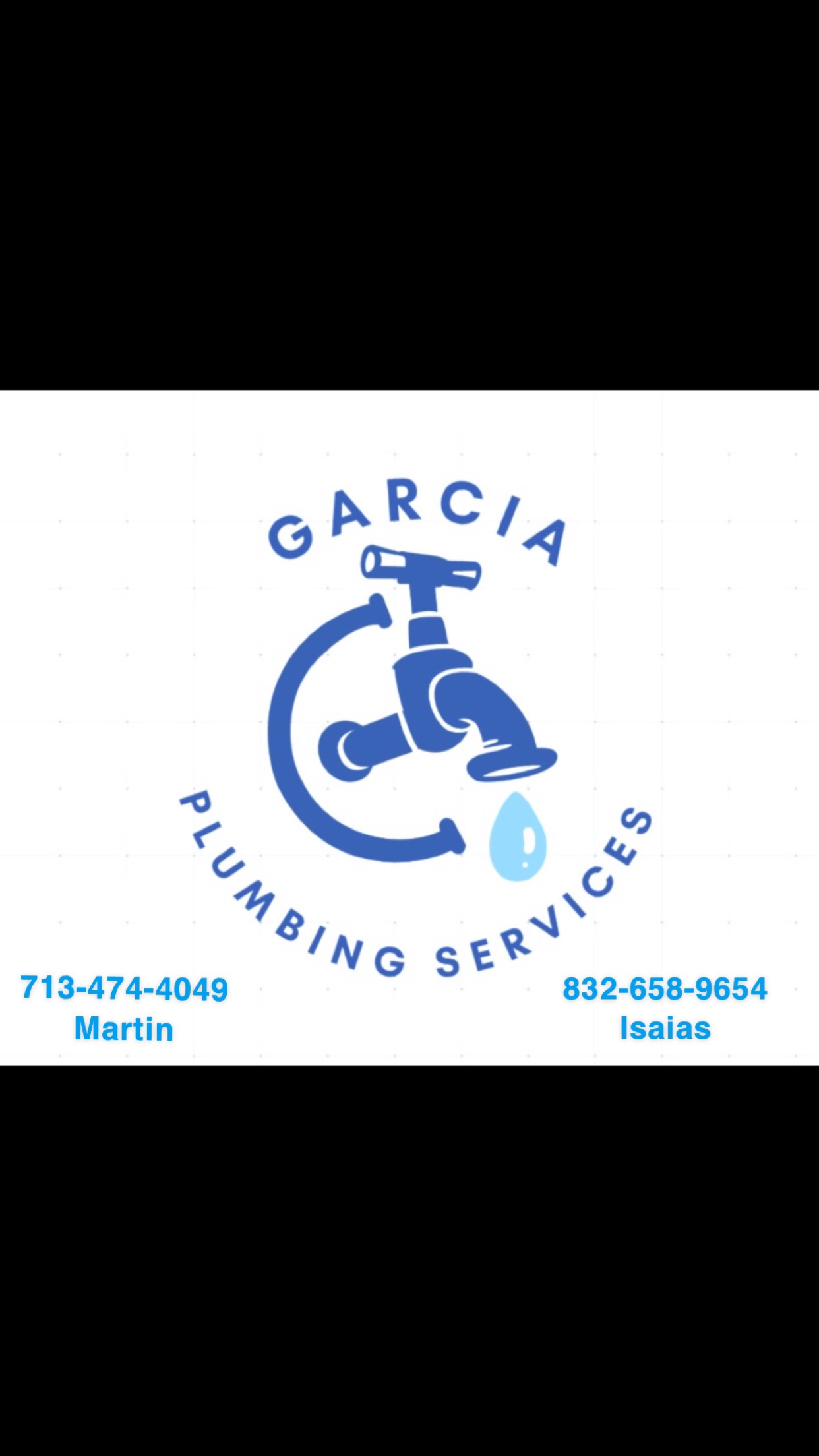 Garcia plumbing services logo