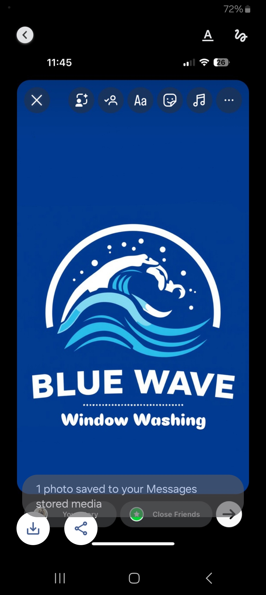 Blue Wave Professional Window Cleaning Service logo