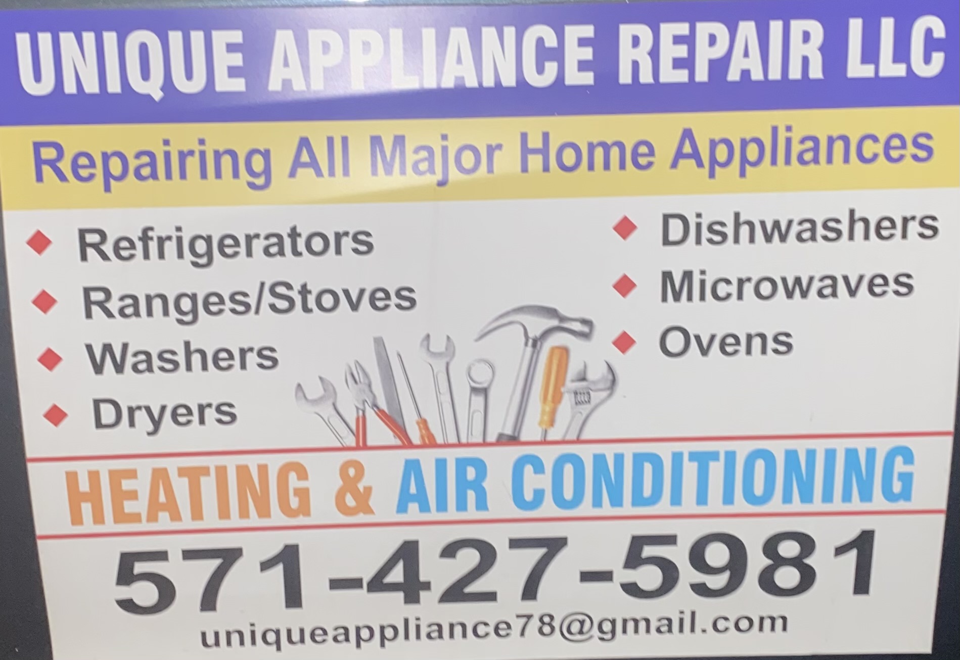 Avatar for unique appliance repair