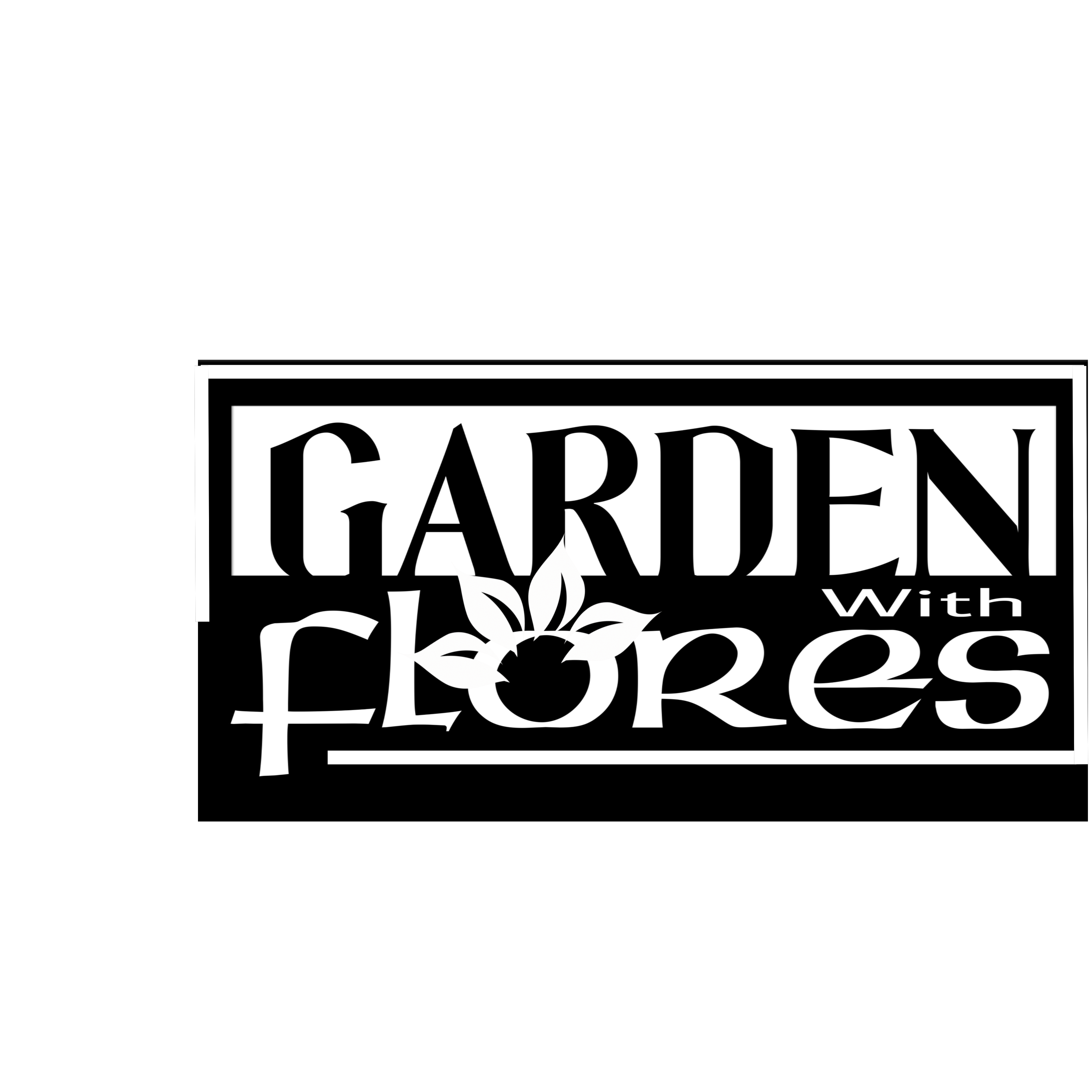 Garden with Flores logo