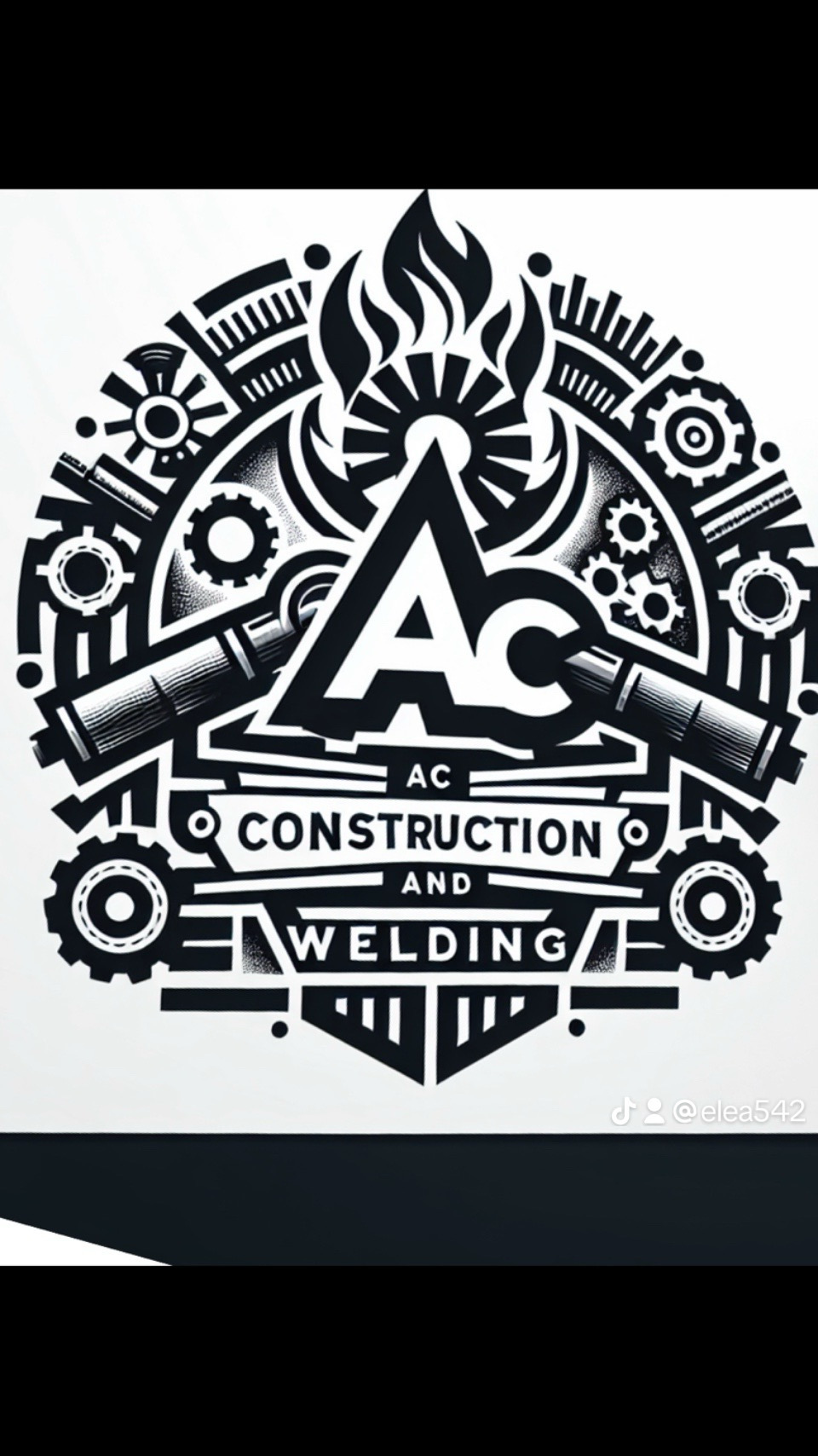AC Construction and welding logo