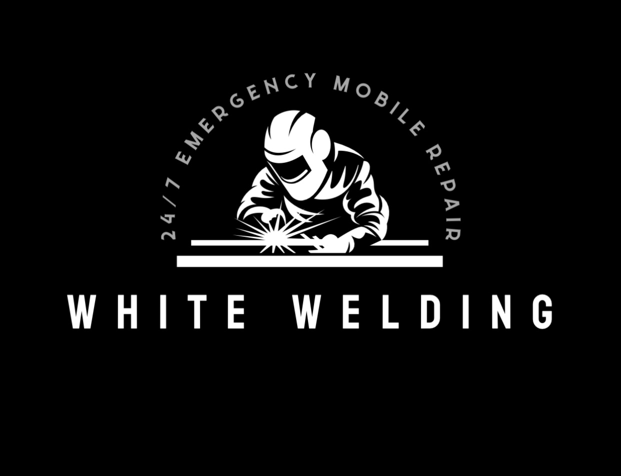 White welding & repair logo