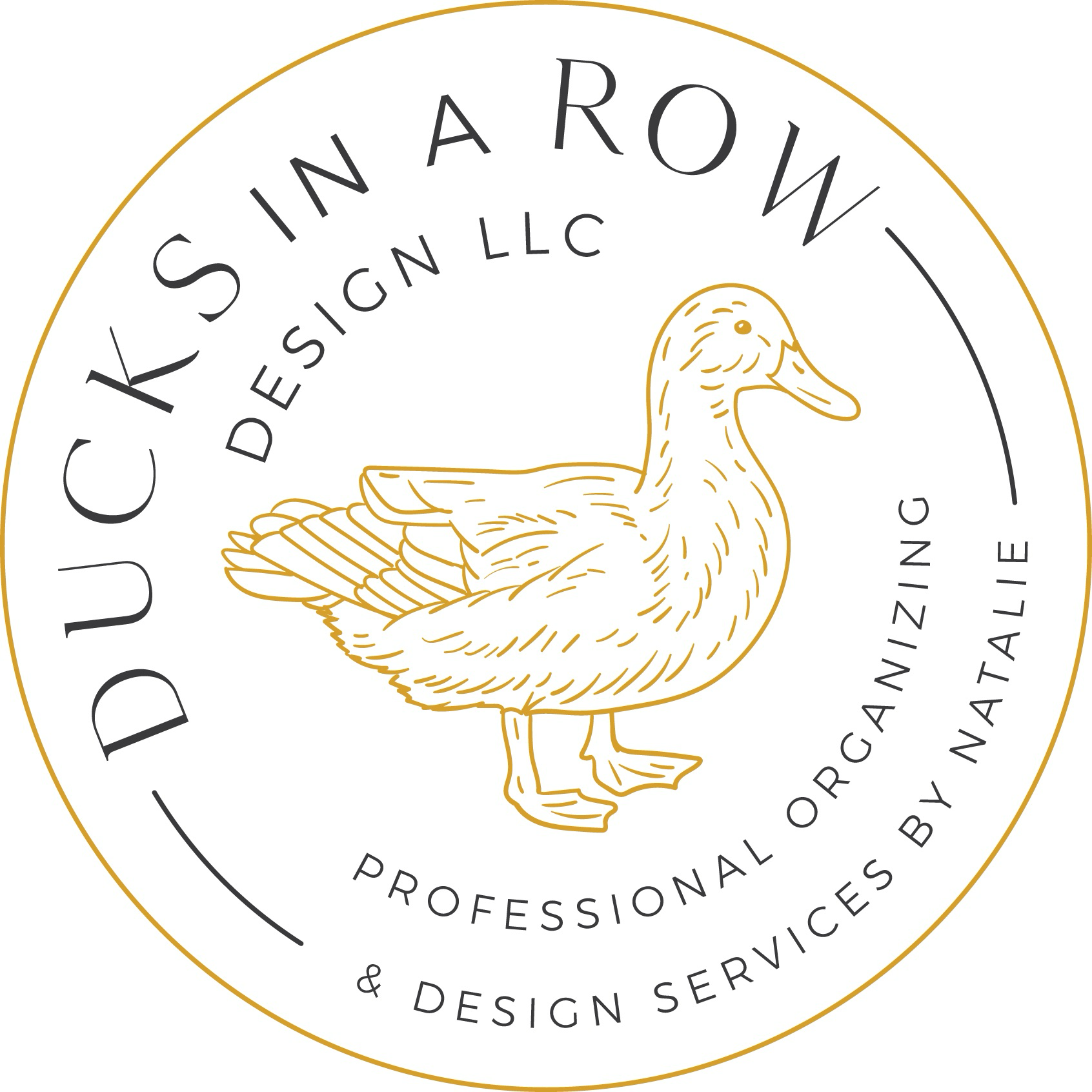 Logo for Ducks in a Row Design Orlando