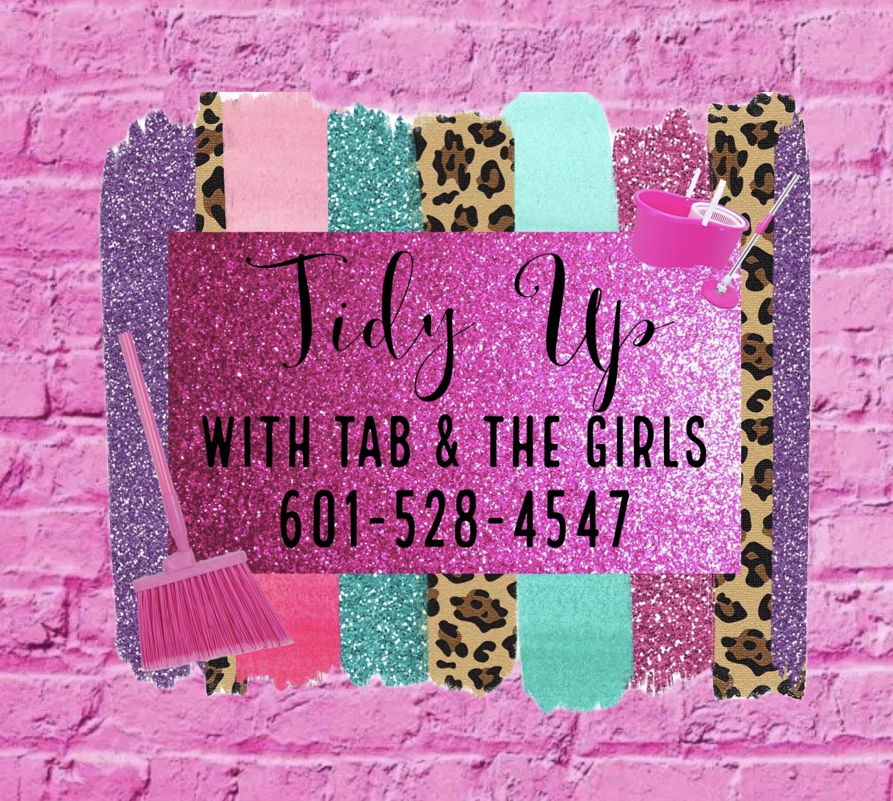 Clean with tab and the girls logo