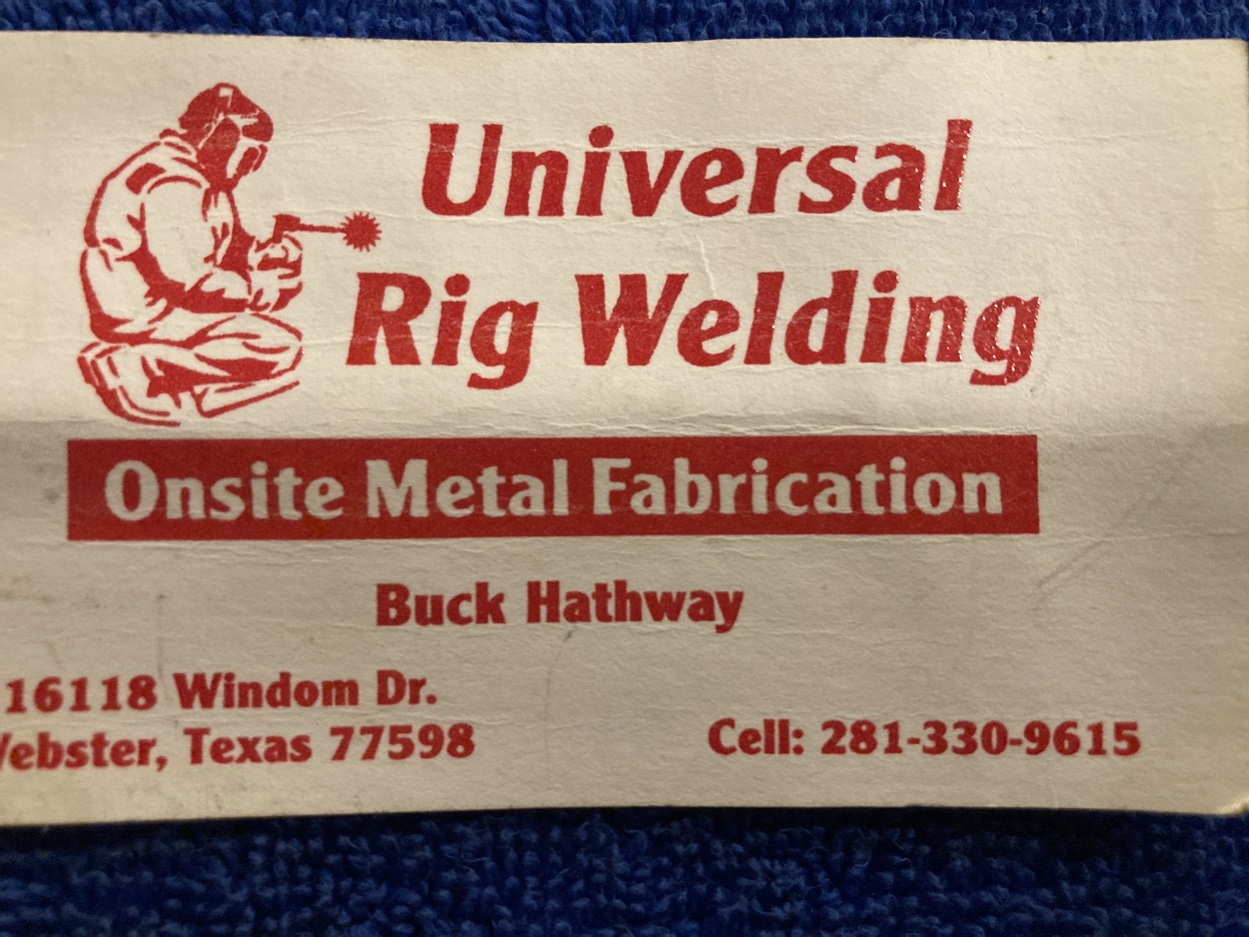 Universal welding logo
