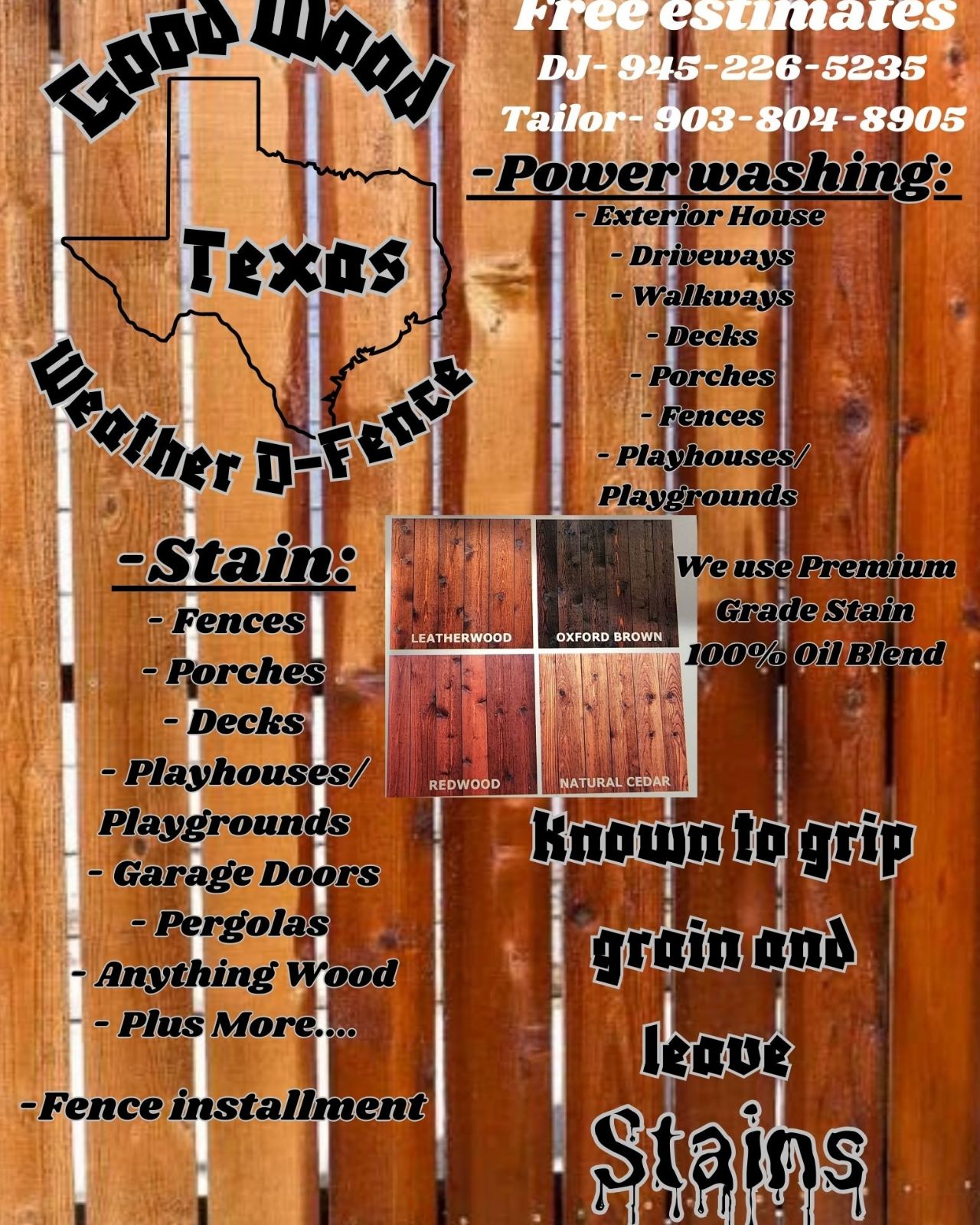 Avatar for Good Wood TX WEATHER D-FENCE