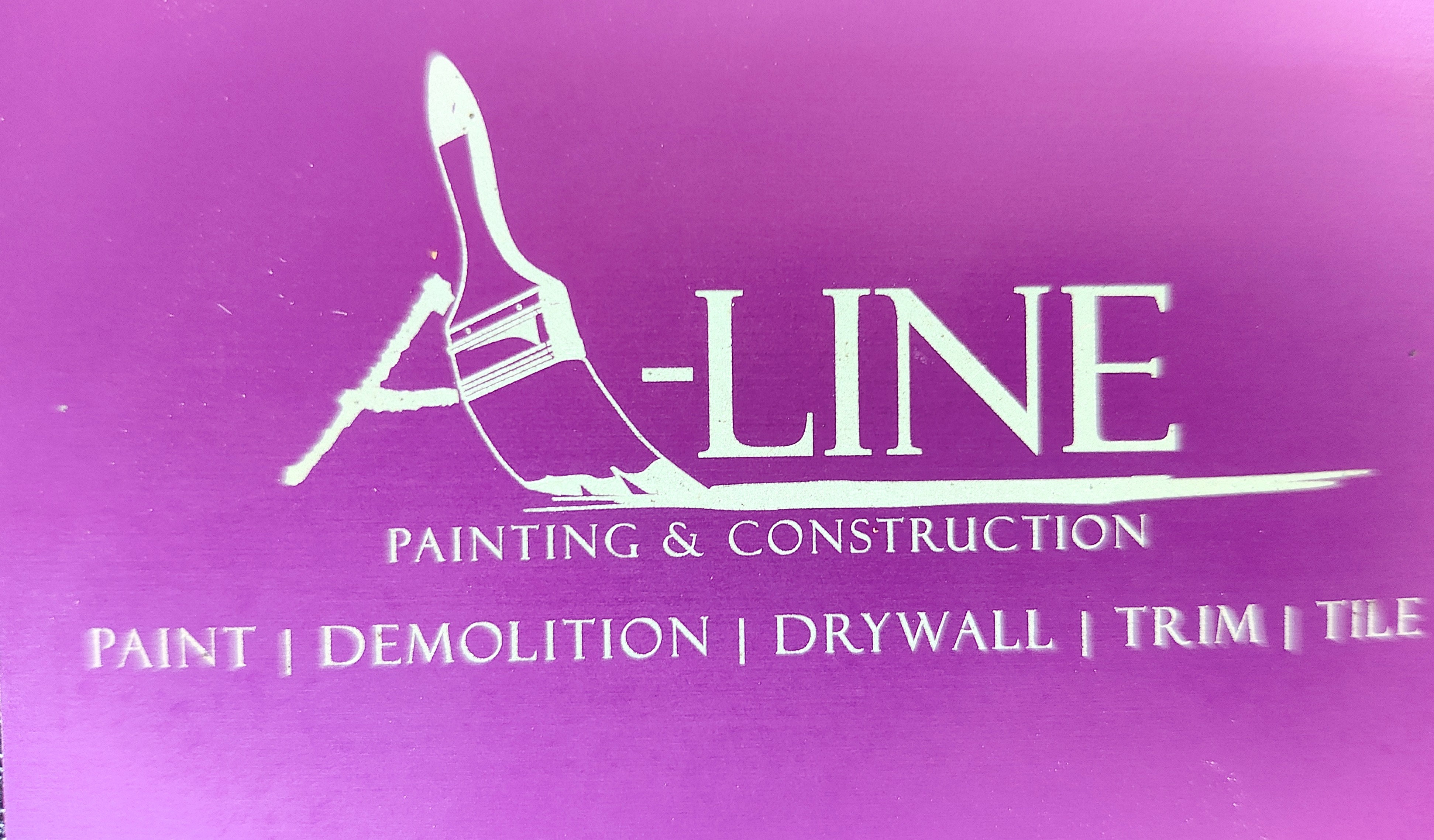 A-Line Painting & Construction logo