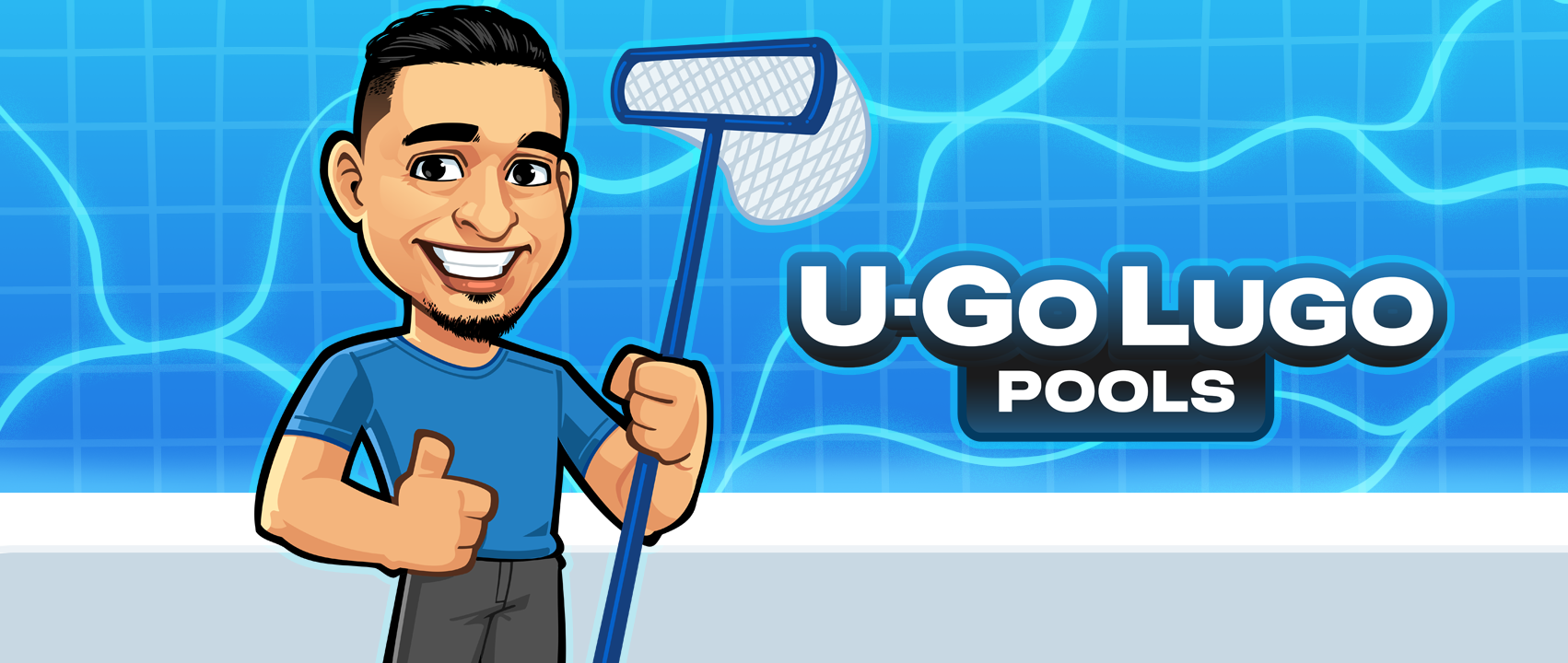 U-Go Lugo Pools logo