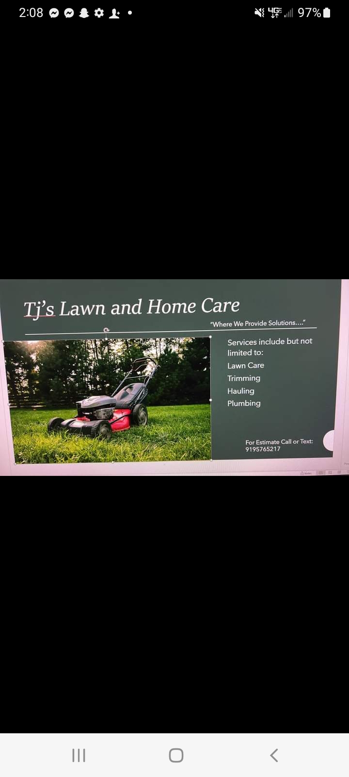Avatar for Tj home and lawn care