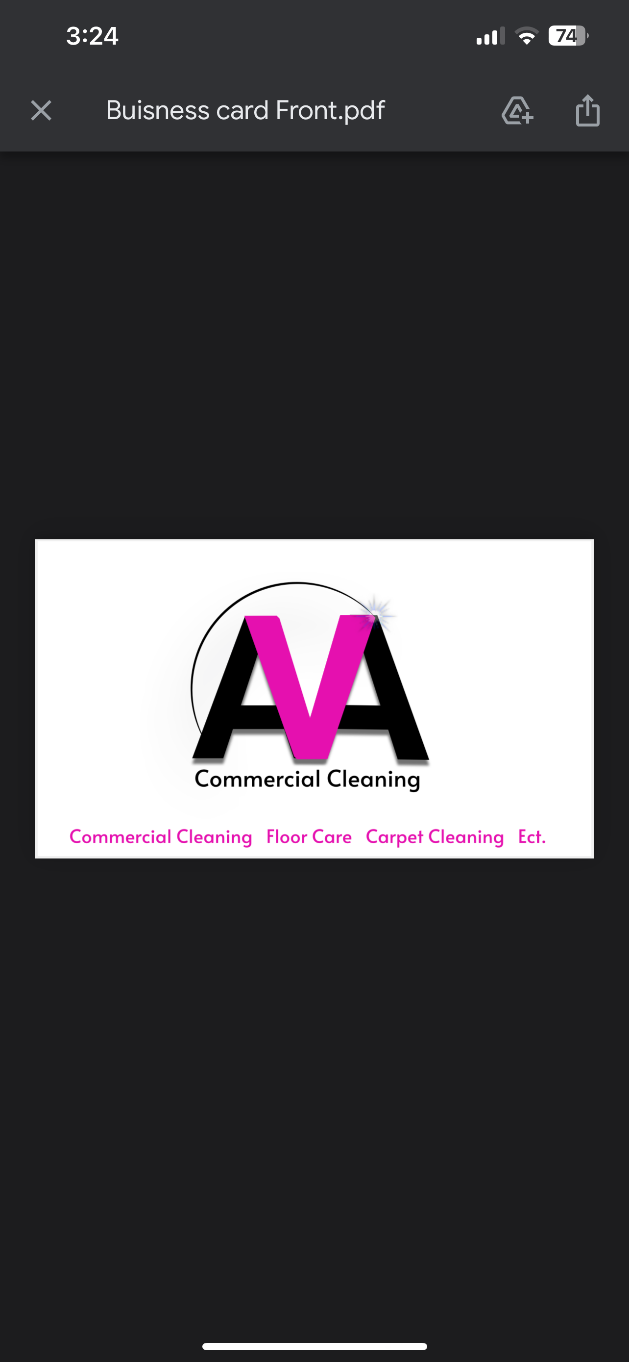 AVA Cleaning logo