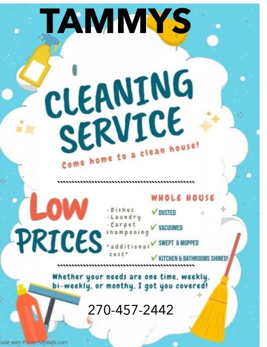 home cleaning by tammy logo