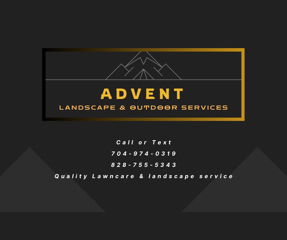 Advent lawncare & outdoor services logo