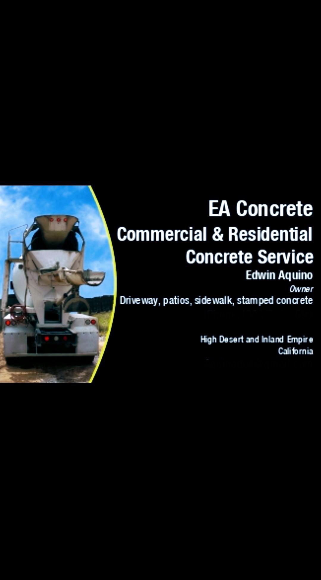 EA Concrete Service logo
