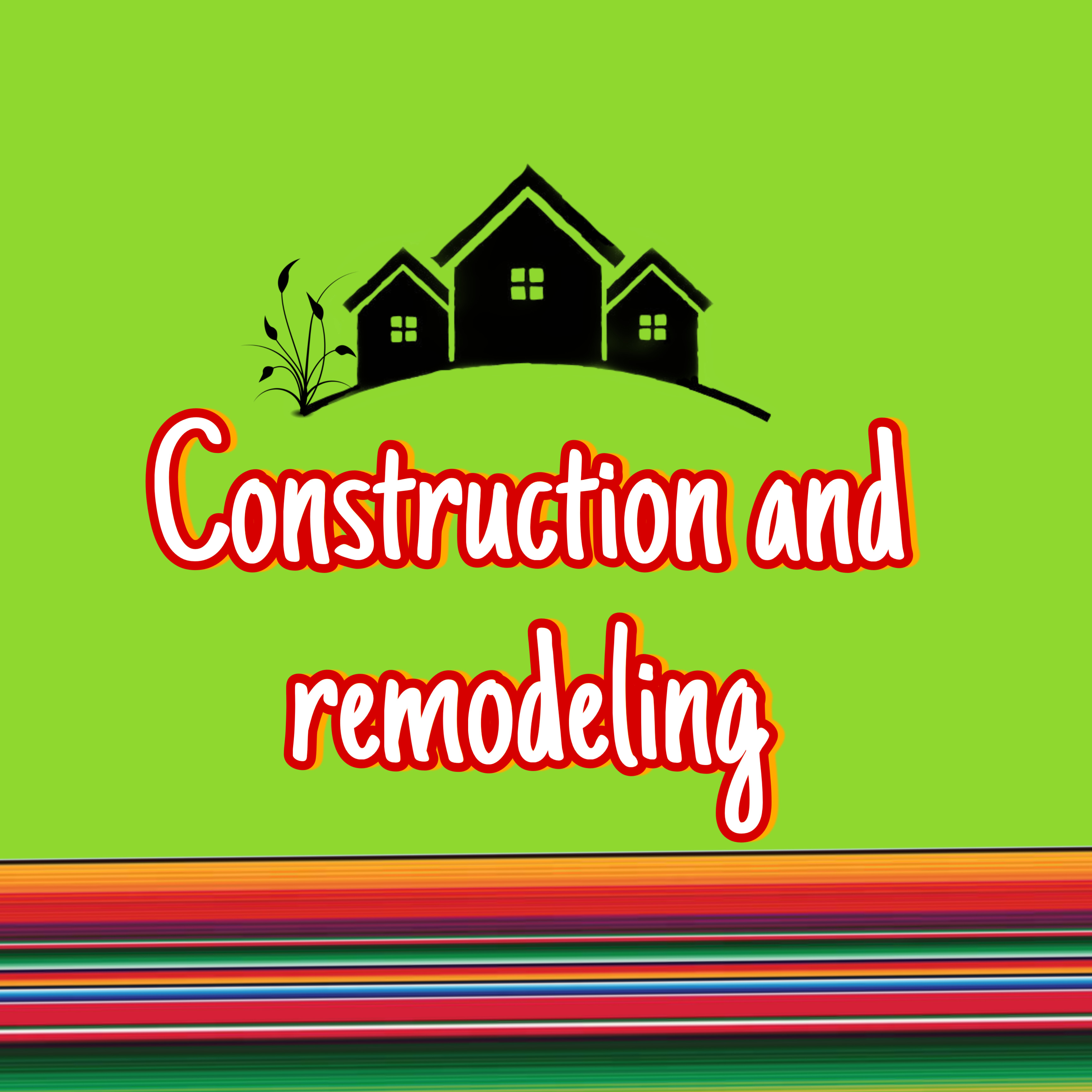 Construction & remodeling logo