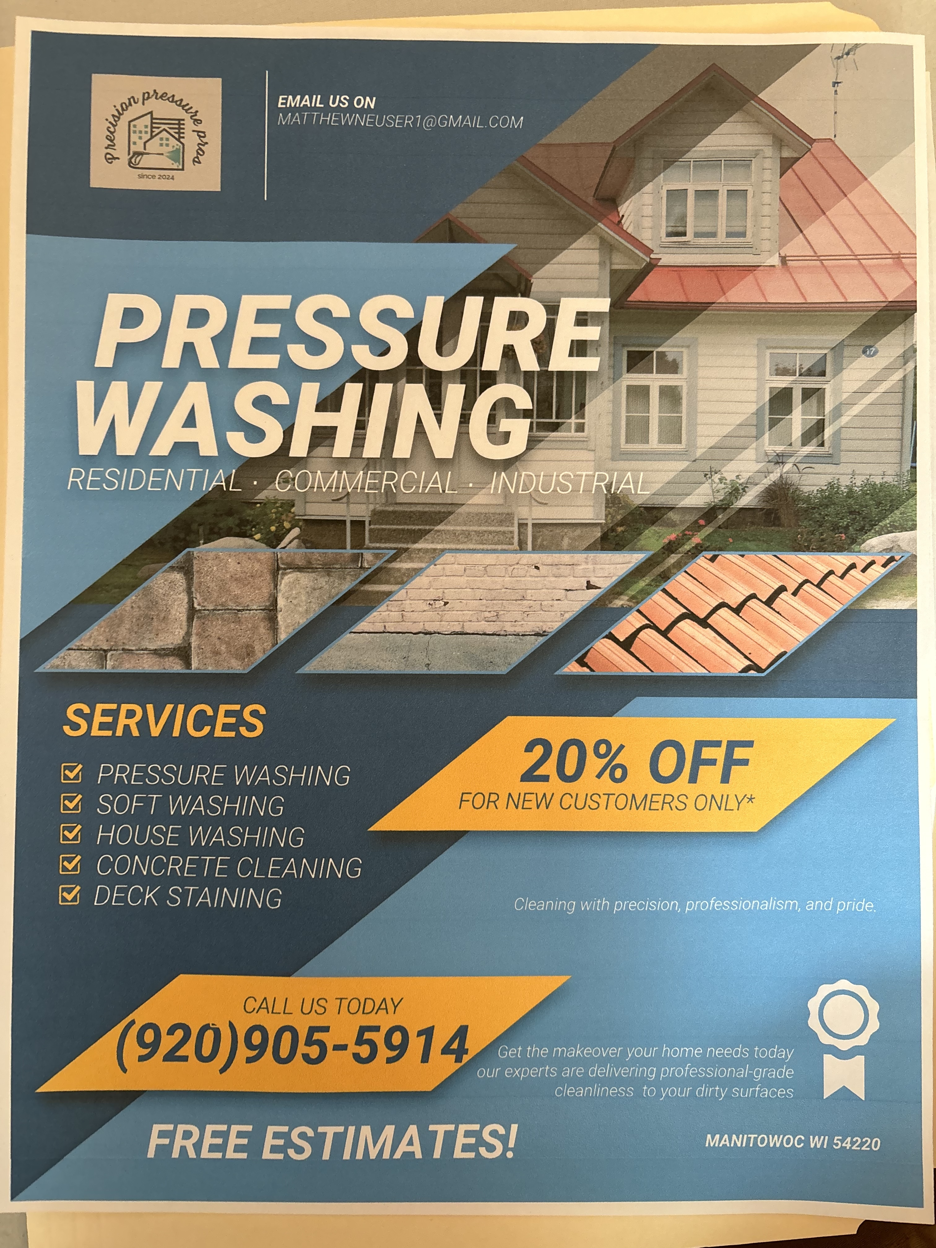 Precision pressure pros logo