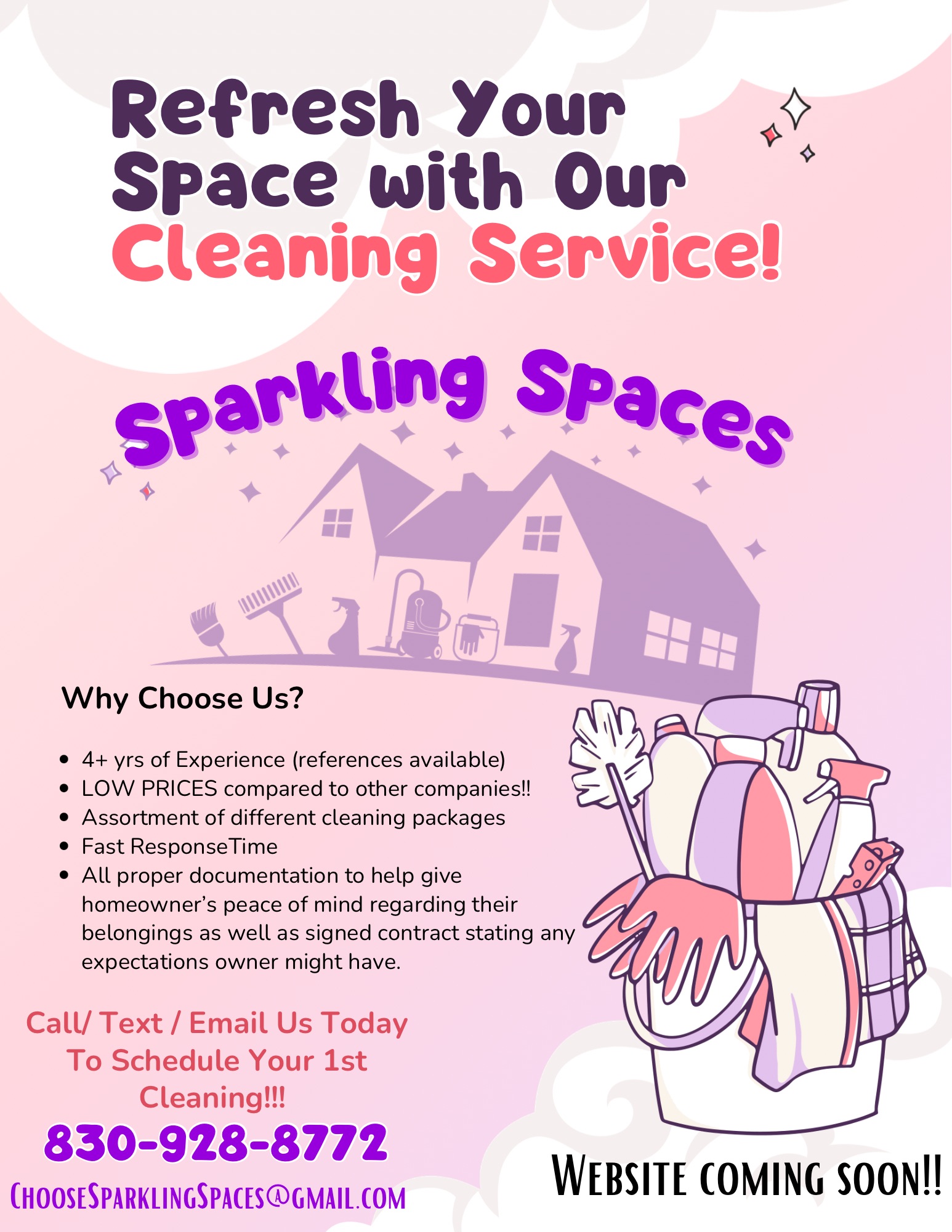Sparkling Spaces logo