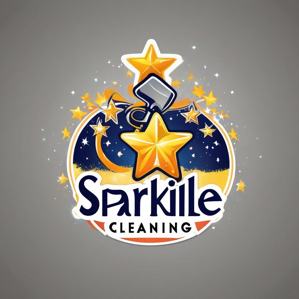 Sparkle cleaning services logo