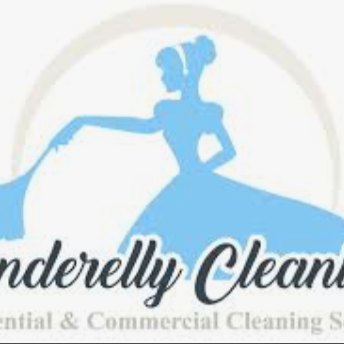 Cinderella cleaning service logo