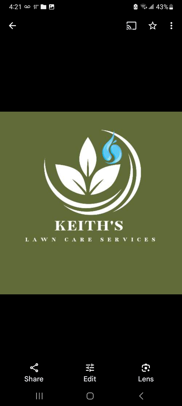 Keith's Lawn Care Services logo