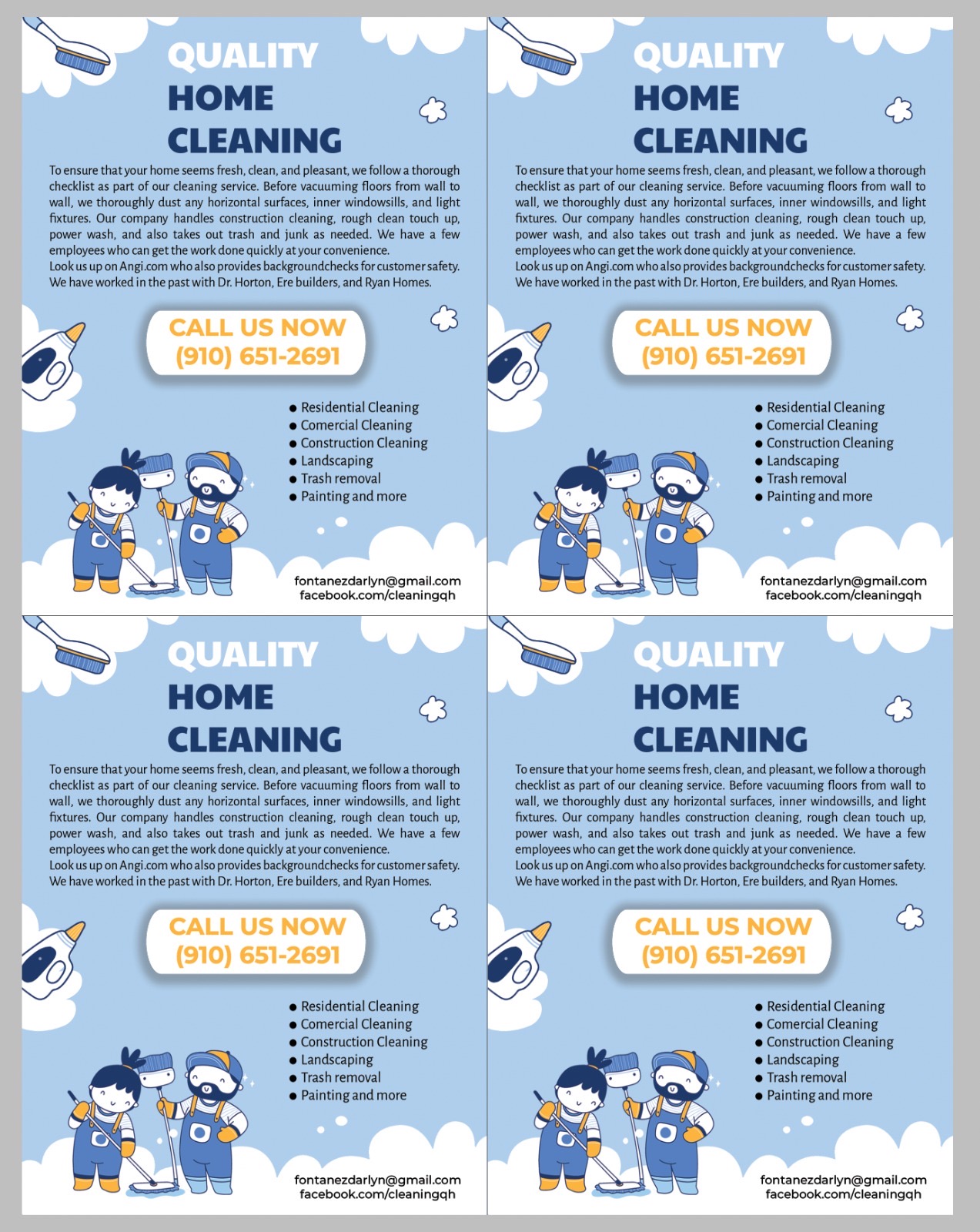 Logo for Home Cleaning Service