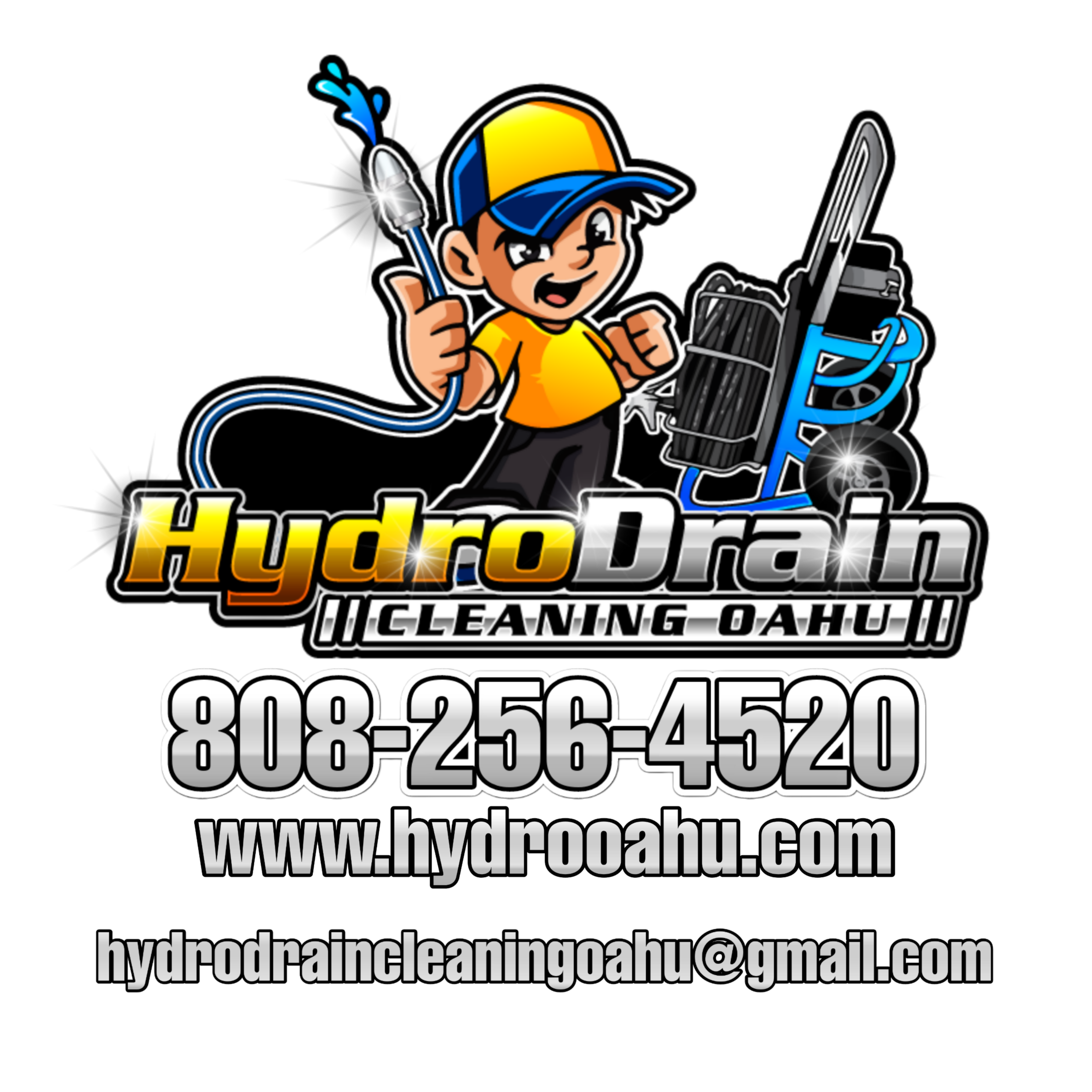 Hydro drain cleaning oahu logo