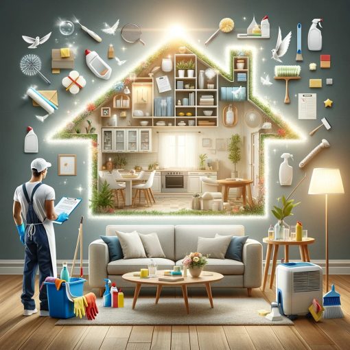 Cleaning your house logo