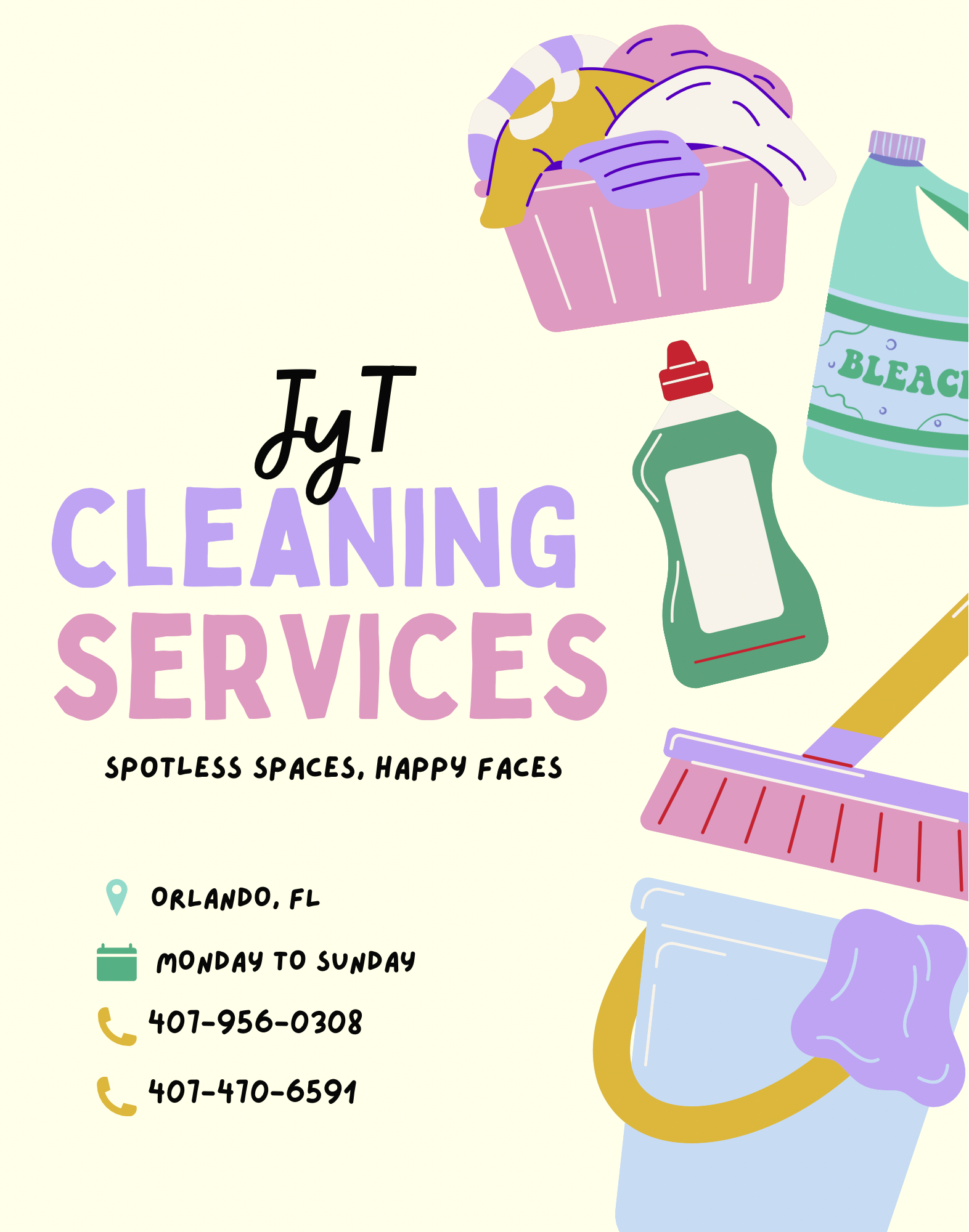 Cleaning service JyT logo