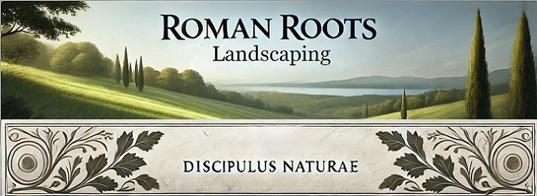 Roman Roots Landscaping logo