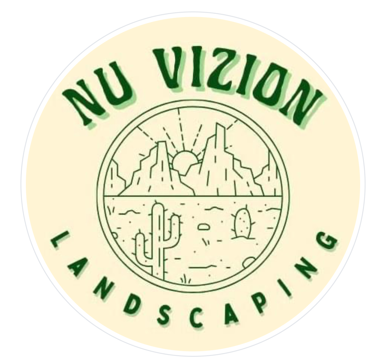 Logo for Nuvizion Landscaping Design and Services