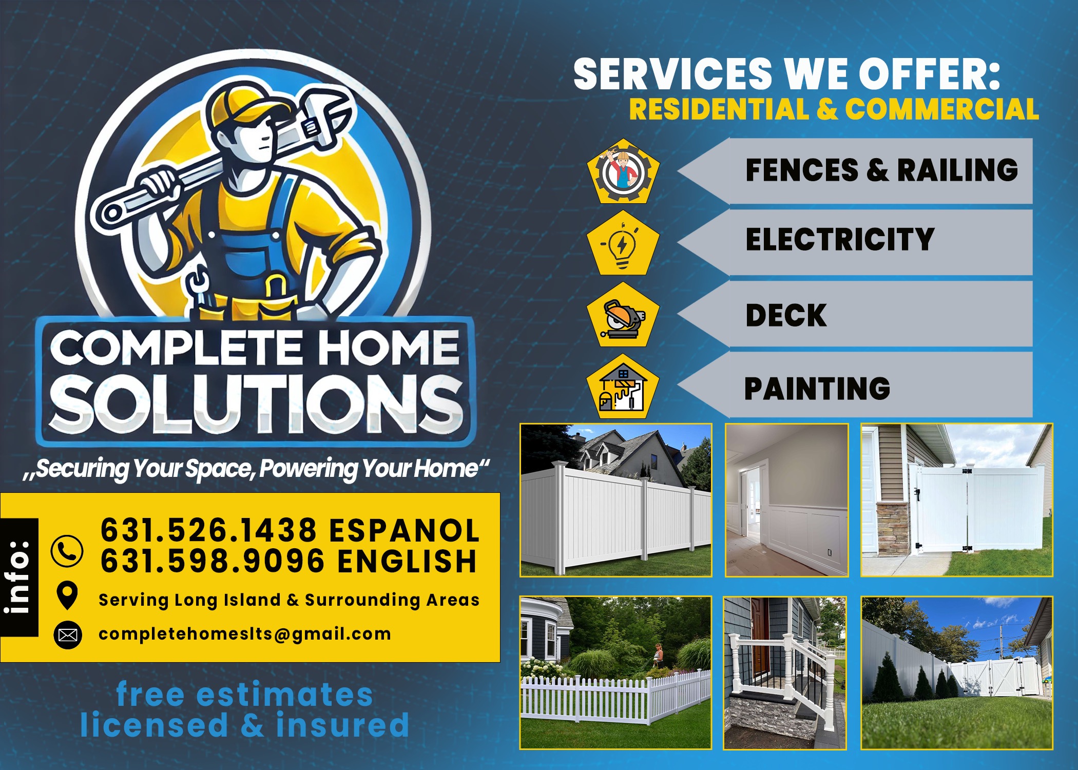Logo for COMPLETE HOME SOLUTIONS