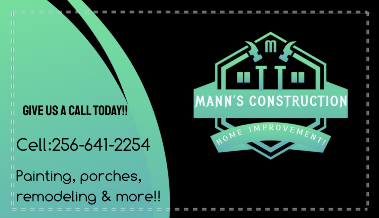Mann’s construction logo
