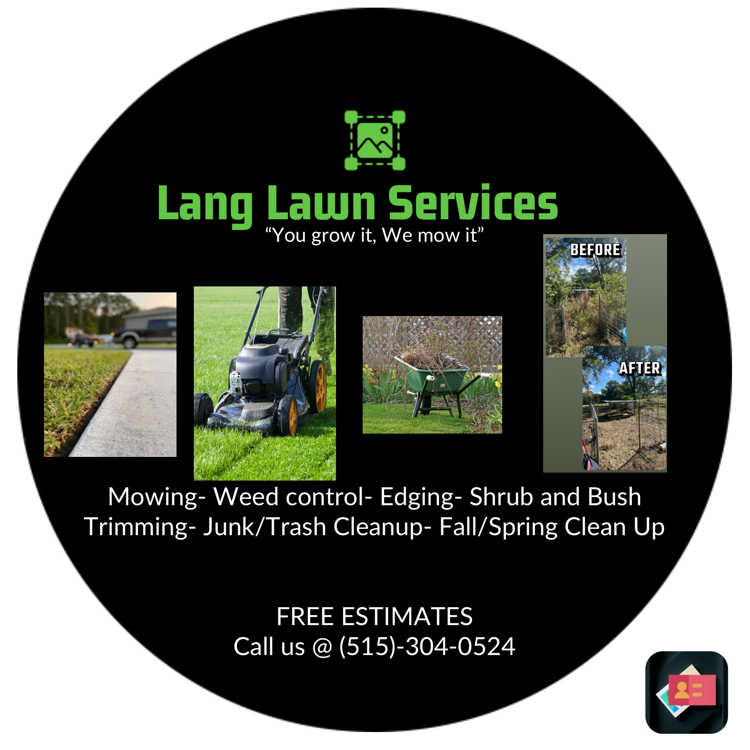 Lang Lawn Services logo