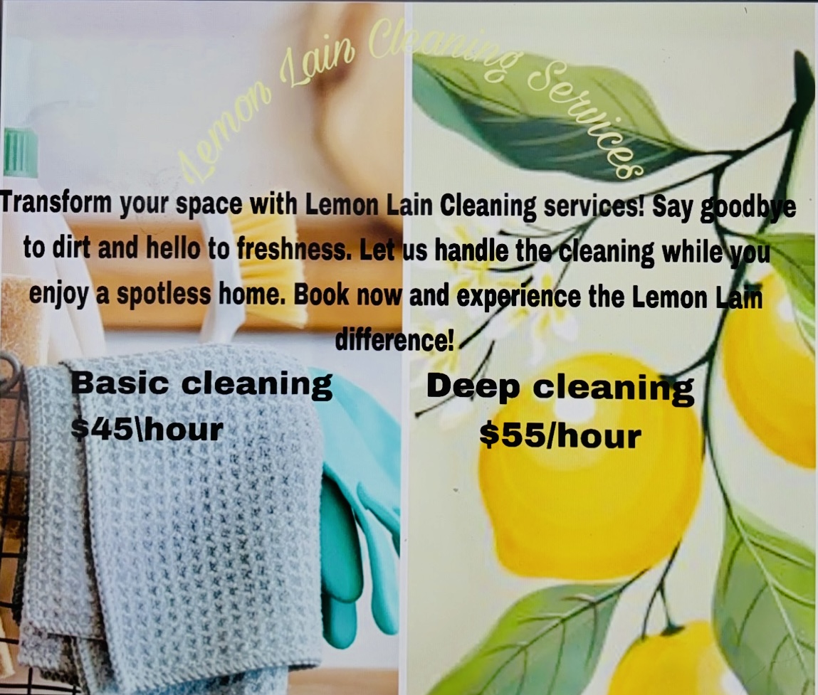 Lemon lain cleaning services logo