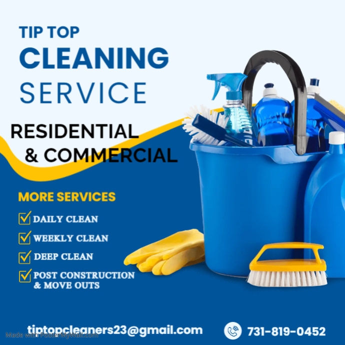 Tip Top Cleaning Service logo