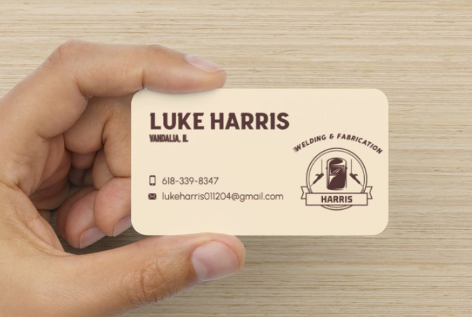 Harris welding & fabrication  logo