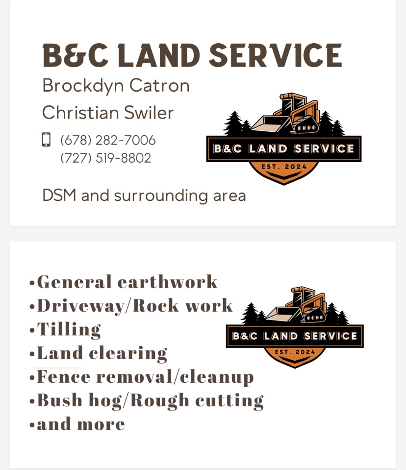 B&C Land service logo