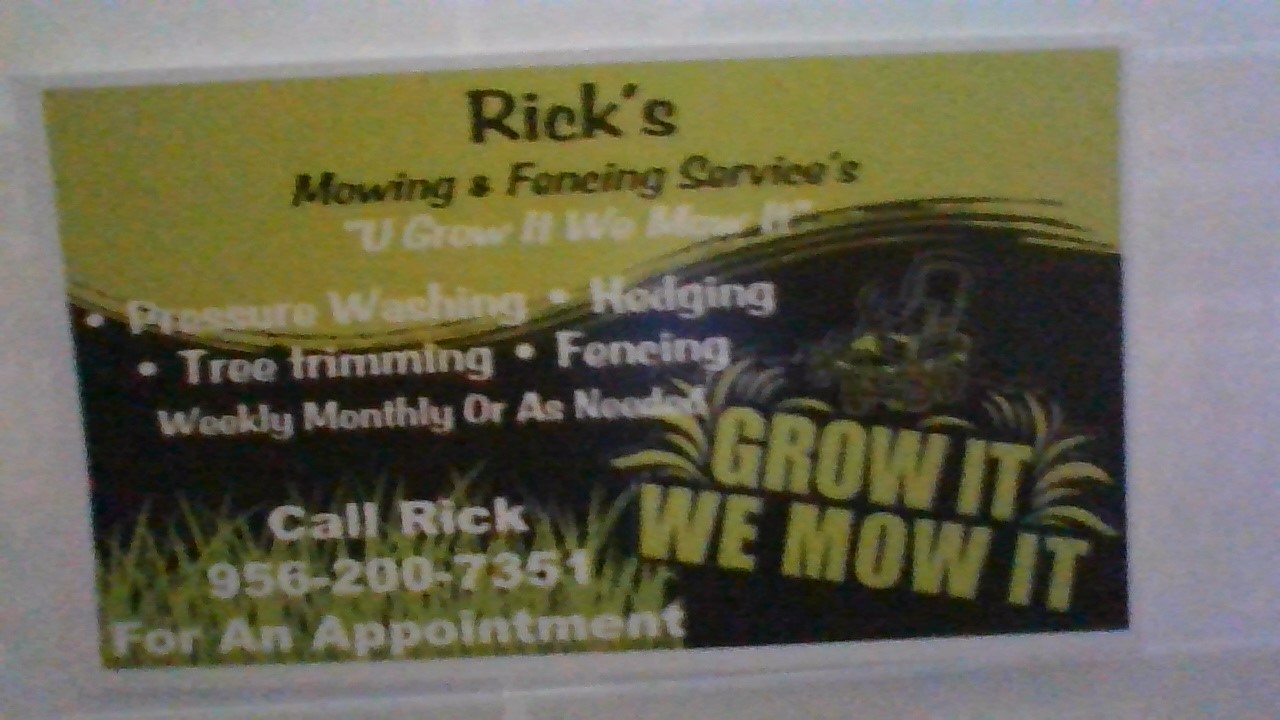 Ricks lanscaping logo