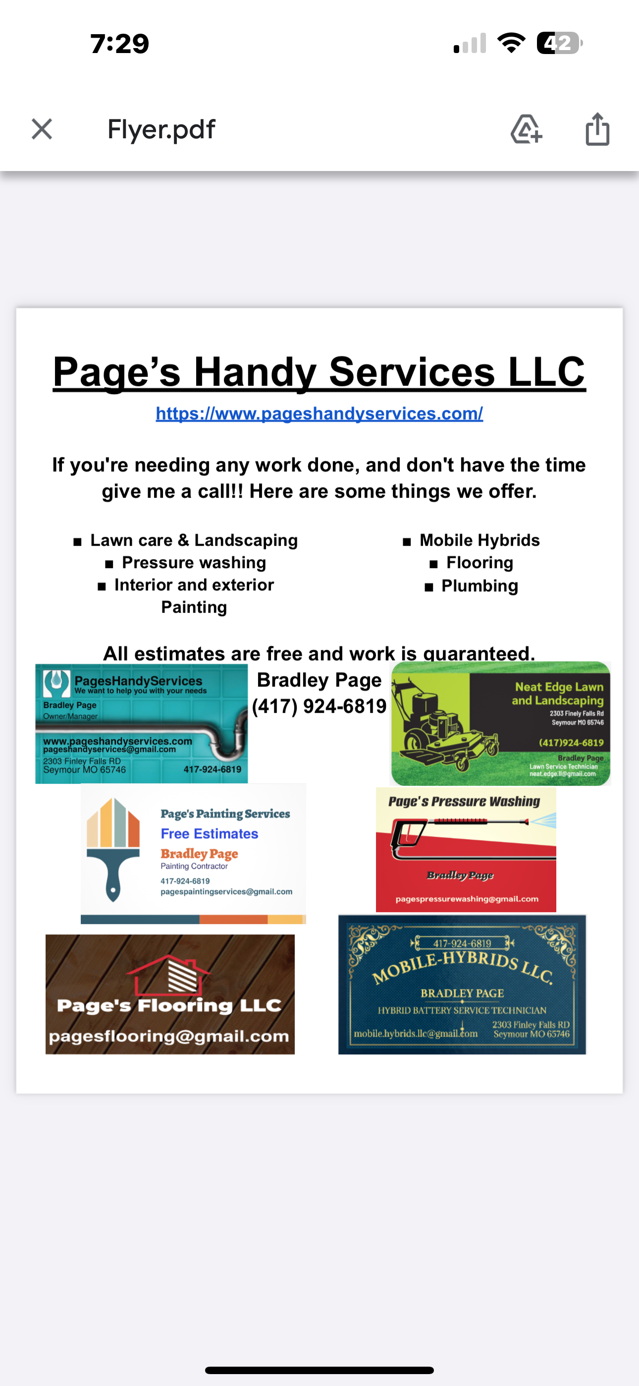 PagesHandyServicesLLC logo