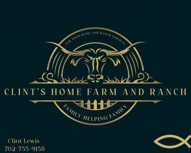 Clint’s home farm and ranch logo