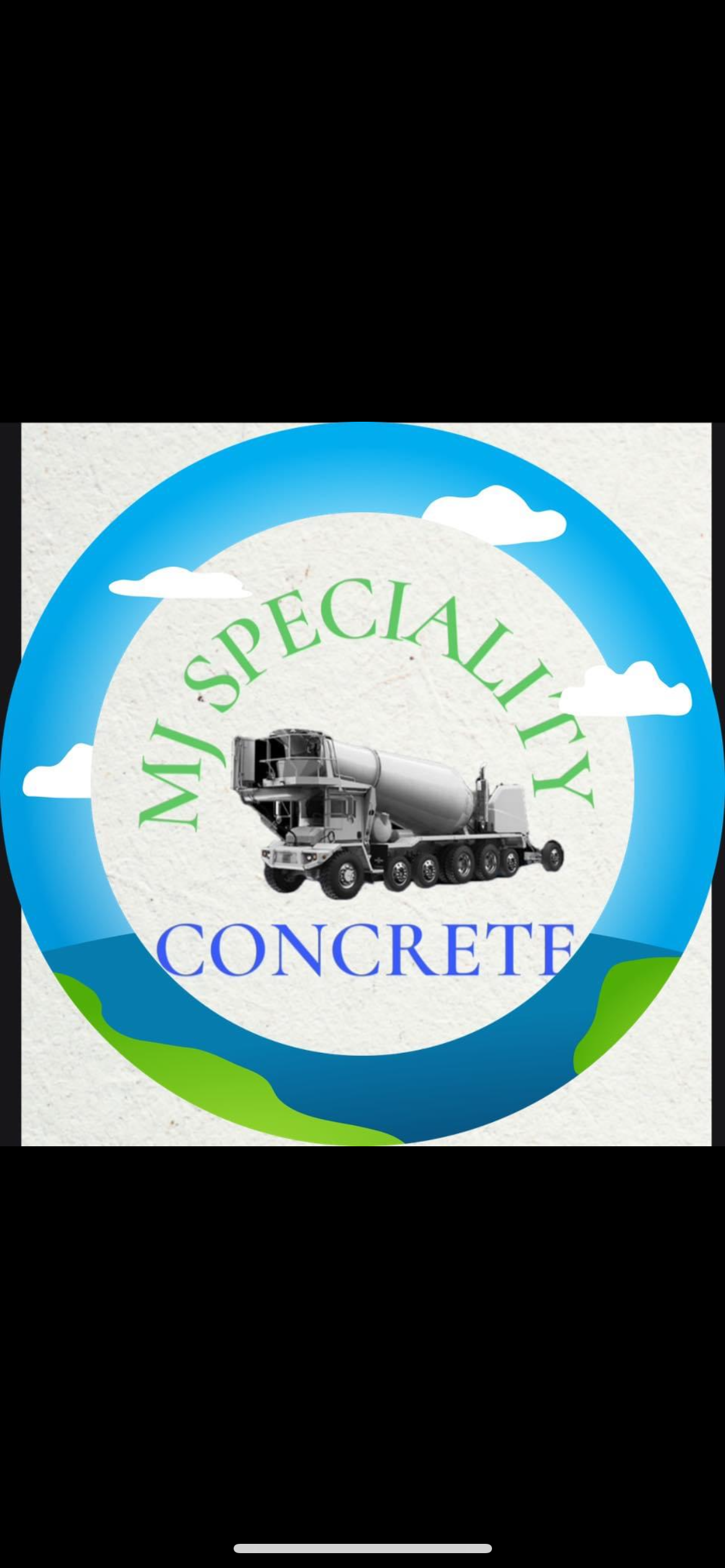 Mj concrete logo