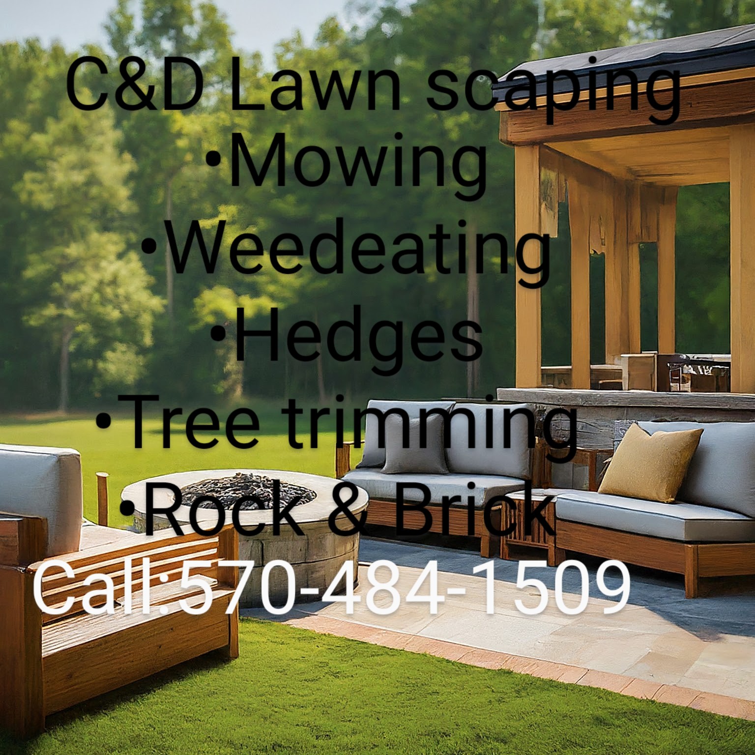 C&D Lawn Scaping logo