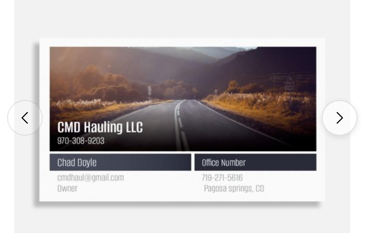 CMD Hauling LLC logo