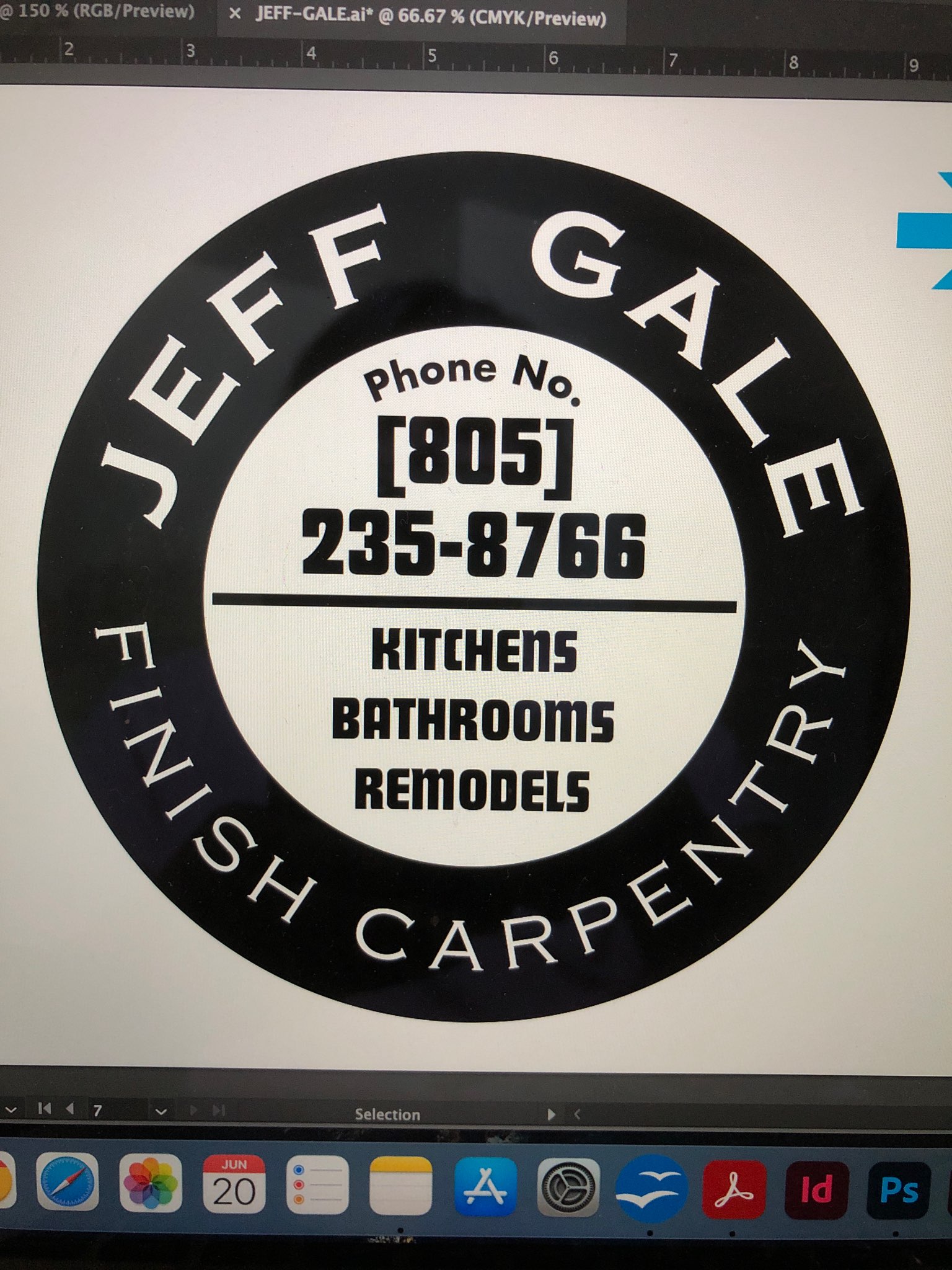 Jeff Gale Carpentery logo